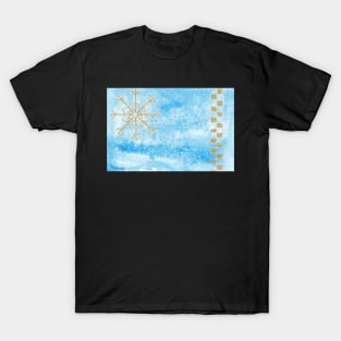 Golden snowflake T-Shirt